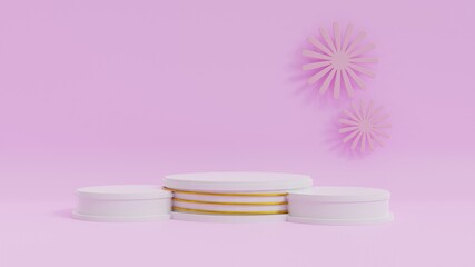 Abstract background. 3D rendering mockup scene for product presentation.