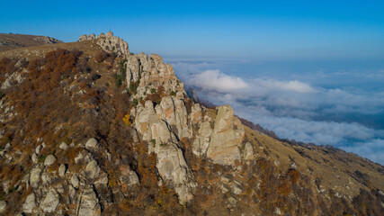 Mountain Biosphere Reserve at sunrise