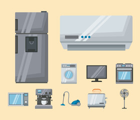 ten home appliances