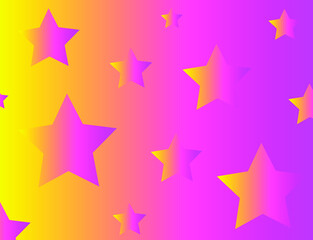 vector simple starry seamless pattern, wallpaper and background