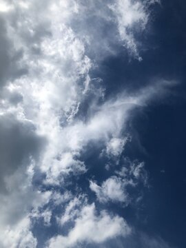 clouds in the sky