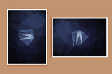 abstract textured polygonal background vector. Blurry triangle design. The pattern can be used for the background.	