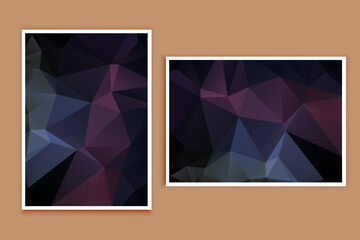 abstract textured polygonal background vector. Blurry triangle design. The pattern can be used for the background.	