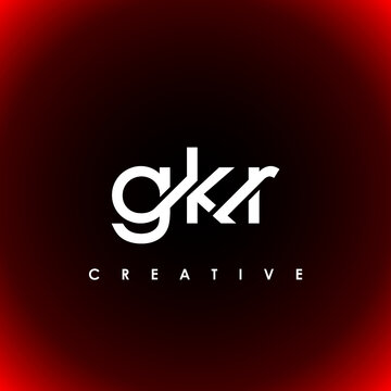 GKR Letter Initial Logo Design Template Vector Illustration