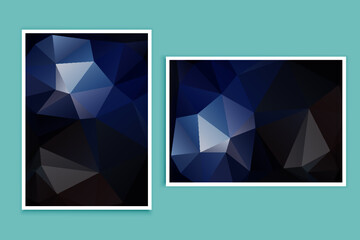 abstract textured polygonal background vector. Blurry triangle design. The pattern can be used for the background.	