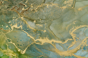 Alcohol ink art.Mixing liquid paints. Modern, abstract colorful background, wallpaper. Marble texture.Translucent colors