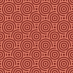 Overlapping Circles Pattern. Seamless pattern. Abstract Background. Ethnic pattern background.