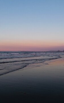 sunset on the beach
