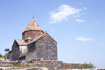 old Sevanavanq monastery in Sevan, Armenia