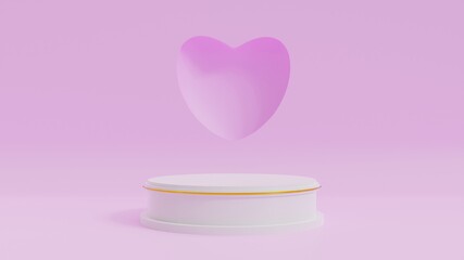 Abstract background. 3D rendering mockup scene for product presentation.