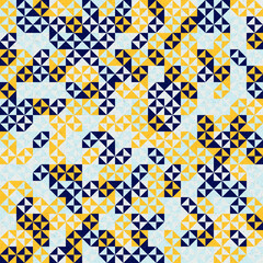 Abstract Geometric Pattern generative computational art illustration