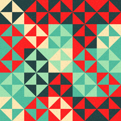 Abstract Geometric Pattern generative computational art illustration