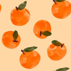 background with oranges