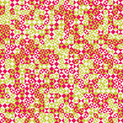 Abstract Geometric Pattern generative computational art illustration