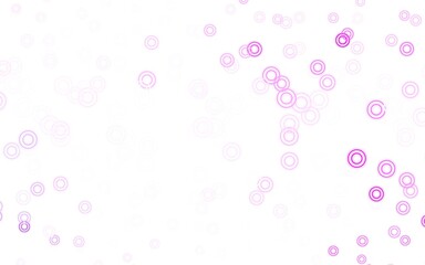 Light Purple, Pink vector layout with circle shapes.