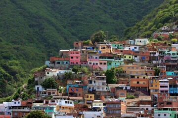 Fototapeta na wymiar Favela in Caracas Venezuela