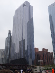Fototapeta premium Downtown Chicago skyscrapers