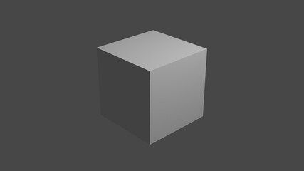 abstract 3d cube