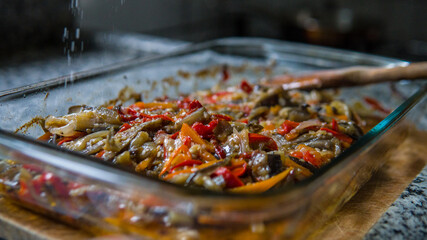 Preparing Aubergine 