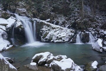 Winter waterfalls