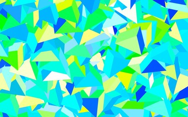 Light Blue, Green vector pattern with polygonal style.