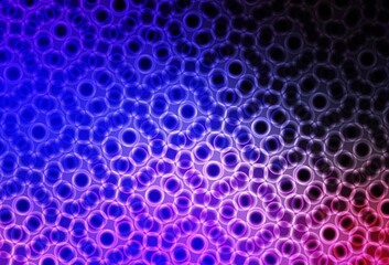 Dark Pink, Blue vector layout with circle shapes.