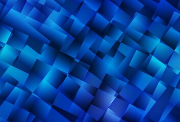 Light BLUE vector polygonal pattern.