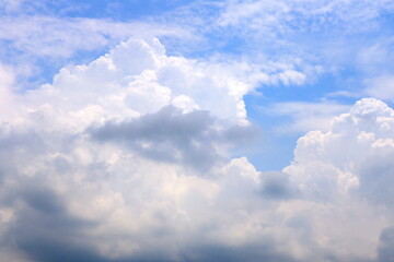 blue sky with clouds