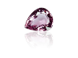 Amethyst Jewel isolated on white background