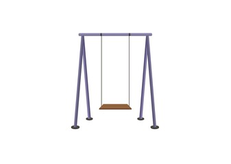 Swing simple flat illustration.