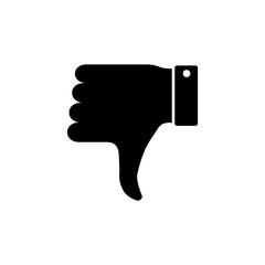 Dislike icon. Thumbs down sign and symbol. Hand dislike