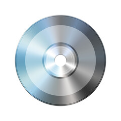 Compact disc isolated on white background. with clipping path.