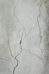 Obraz premium Cement wall cracks broken texture background