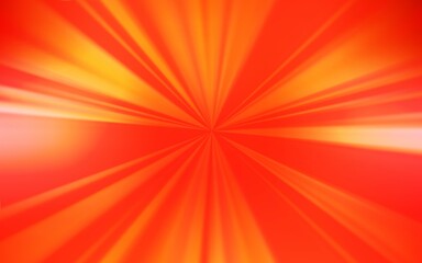 Obraz premium Light Orange vector blurred and colored pattern.