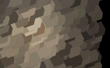 Dark Gray vector background in polygonal style.