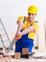 Floor repairman disappointed with his work