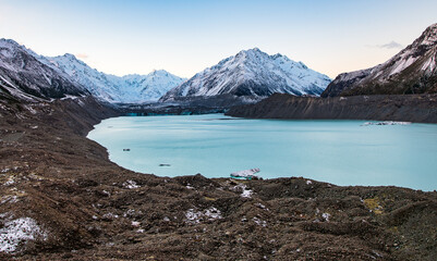 Tasman Glacier - Mount Cook - New Zealand 