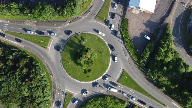 Great Aerial Views of British Town