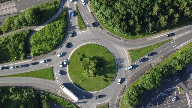 Aerial Landscape of City