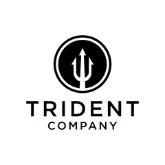 Trident vector logo design inspiration