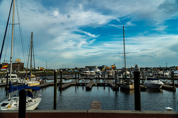 Fototapeta premium Baltimore, MD Inner Harbor & the Patapsco River
