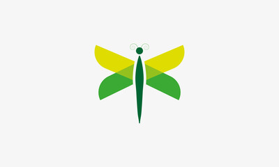 Butterfly vector logo template - Creative illustration, Abstract icon, Logo design element