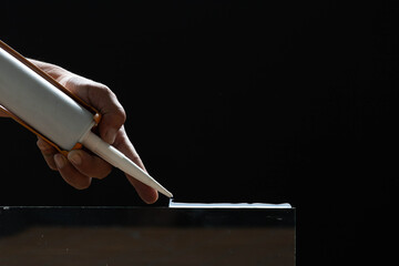 Craftsmen are using silicone adhesives for general and industrial applications.
