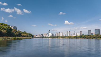 Fototapeta na wymiar panorama of the river