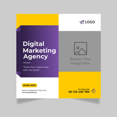 Digital Marketing Social Media Post Template