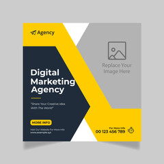 Digital Marketing Social Media Post Template