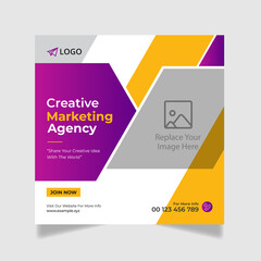 Digital Marketing Social Media Post Template