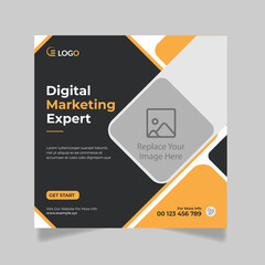 Digital Marketing Social Media Post Template
