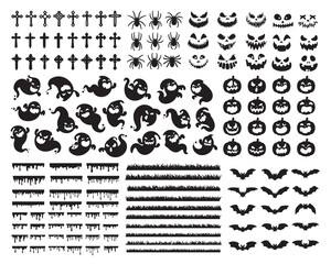 Fototapeta premium A cartoon white evil ghost that has fun haunting people on Halloween.