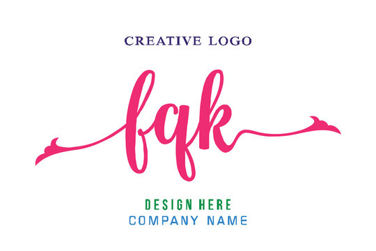 FQK lettering logo is simple, easy to understand and authoritative